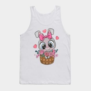 Cute Cartoon Rabbit Tank Top